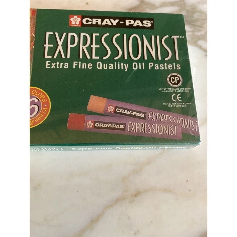 Sakura Cray-Pas Expressionist Oil Pastels 16 Assorted Colors Extra Fine Quality